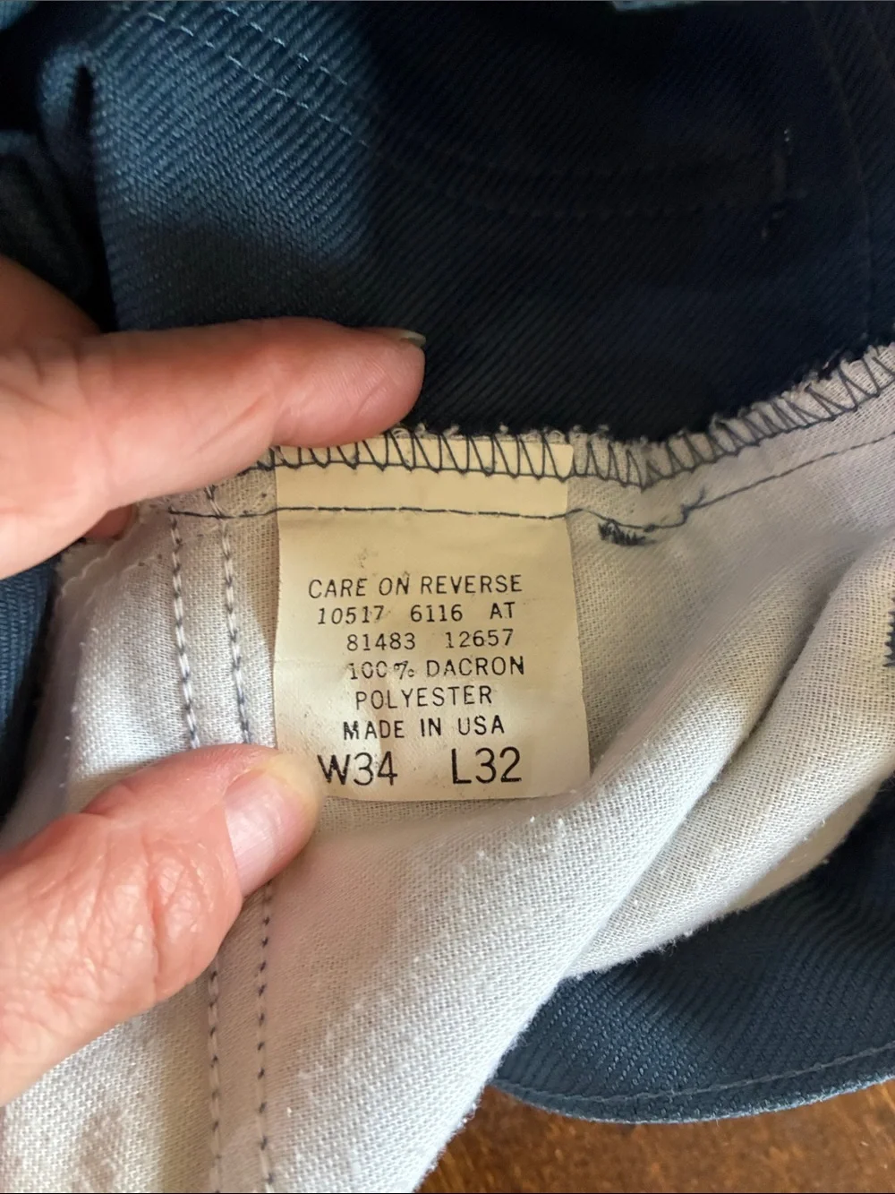 Retro Levi's Men's Navy Slim Straight Jeans